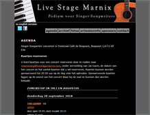 Tablet Screenshot of livestagemarnix.com